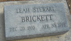 Leah <I>Stewart</I> Brickett 