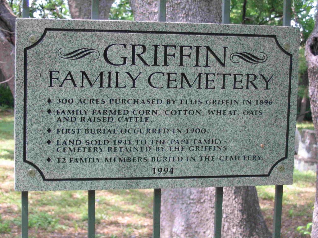Griffin Family Cemetery