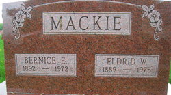 Bernice Ellen <I>Cook</I> Mackie 