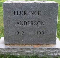 Mrs Florence Irene <I>Lindberg</I> Anderson 