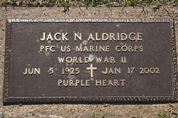 PFC Jack Neal Aldridge Sr.