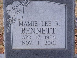 Mamie Lee R. Bennett 