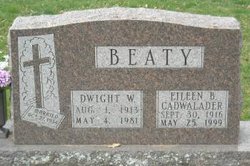 Eileen B <I>Cadwalader</I> Beaty 