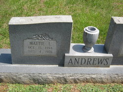 Mattie Mary <I>Lamb</I> Andrews 