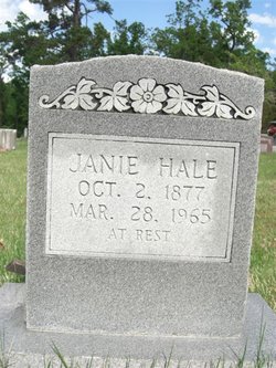 Nancy Jane “Janie” <I>Windes</I> Hale 