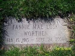 Fannie Mae <I>Worthen</I> Lusk 