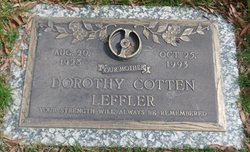 Dorothy <I>Cotton</I> Leffler 