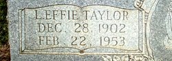 Lillian Effie <I>Taylor</I> Eason 