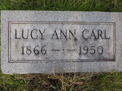 Lucinda Ann “Lucy” <I>Hepler</I> Carl 