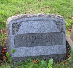 Virginia F Ahrin 