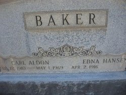 Edna <I>Hansen</I> Baker 