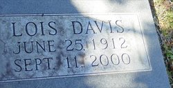 Lois <I>Allen</I> Davis 