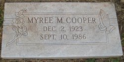 Myree Mavis <I>McLemore</I> Cooper 