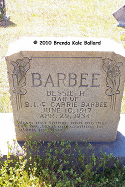 Bessie H Barbee 