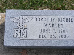 Dorothy <I>Richie</I> Mabley 