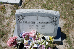 Blanche F <I>Long</I> Simmons 