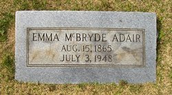 Emma E <I>McBryde</I> Adair 
