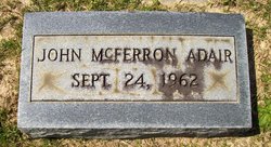 John McFerron Adair Sr.