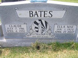Ella Mae <I>Dalton</I> Bates 