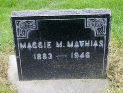 Maggie Matilda <I>Morrison</I> Mathias 