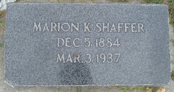 Marion Kenyon Shaffer 