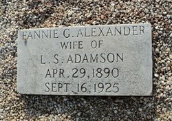 Fannie Gatewood <I>Alexander</I> Adamson 