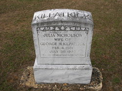 Julia Leah <I>Nicholson</I> Kilpatrick 