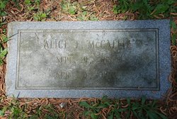 Alice E. <I>Simpson</I> McCallie 