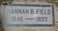 Hannah B. <I>Swezey</I> Field 