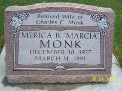 Merica “Marcia” <I>Brinkerhoff</I> Monk 