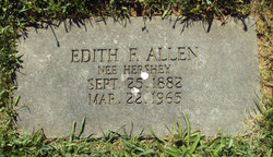 Edith Frances <I>Hershey</I> Allen 
