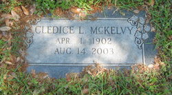Cledice Lee <I>McCauley</I> McKelvy 