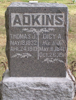 Dicy Ann <I>Brooks</I> Adkins 