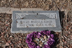 Mattie Mozella <I>Coffman</I> Adair 