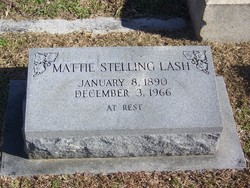 Mattie <I>Stelling</I> Lash 