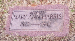 Mary Ann <I>Dement</I> Harris 