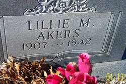 Lillie Maude <I>Akers</I> Hawks 