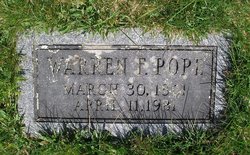 Warren Foster Pope 