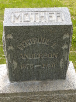 Gertrude Elizabeth <I>Willey</I> Anderson 
