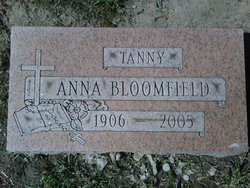 Anna “Tanny” <I>Mayer</I> Bloomfield 