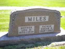 Mittie Letitia “Lou” <I>King</I> Miles 