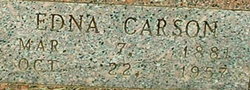 Edna Caroline <I>Carson</I> Williams 