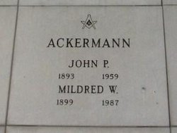 John P Ackermann 