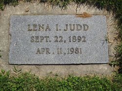 Lena Irene <I>Racer</I> Judd 