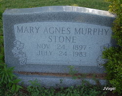 Mary Agnes <I>Murphy</I> Stone 