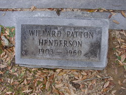 Willard Patton Henderson 