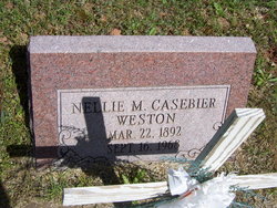 Nellie M. <I>Casebier</I> Weston 