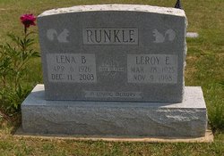 Lena Belle “Becky” <I>Rhea</I> Runkle 