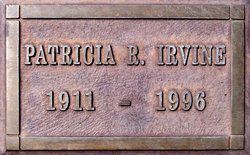 Patricia R <I>Ridgaway</I> Irvine 