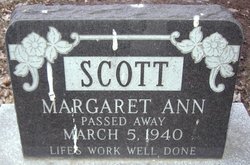Margaret Ann Scott 